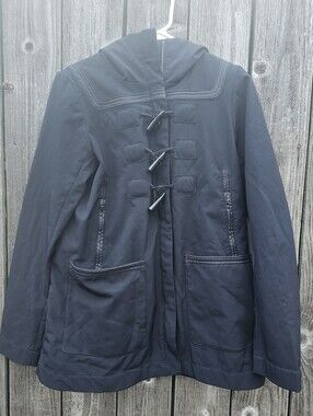 Lululemon Paddington soft shell duffle coat in black